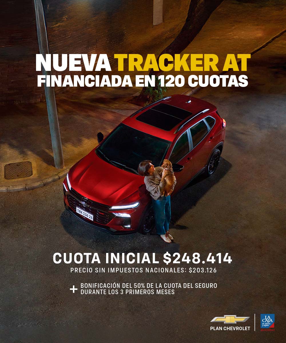 Chevrolet Tracker, SUV versátil y espaciosa, perfecta para la familia y equipada con tecnología avanzada.